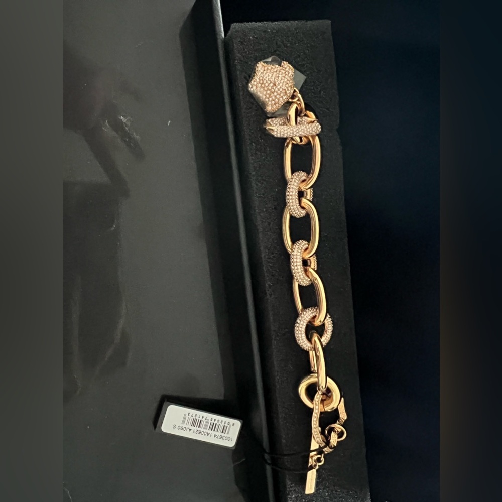 Crystal Versace charm bracelet 100% real